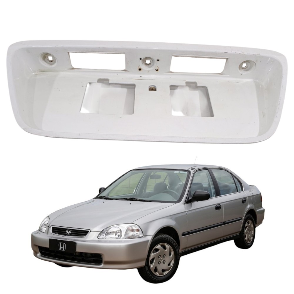 Suporte placa traseira honda civic 1996 2000