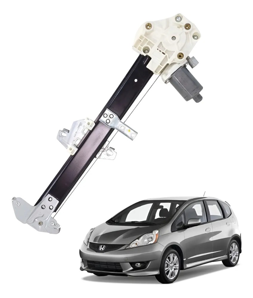 Maquina vidro traseira direita honda fit 2009 2014 49558
