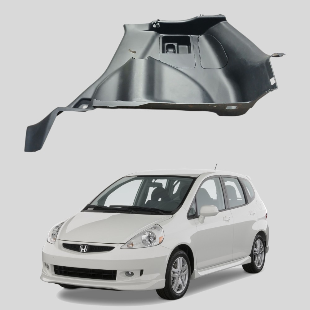 Forro lateral direito porta malas honda fit 2004 2008
