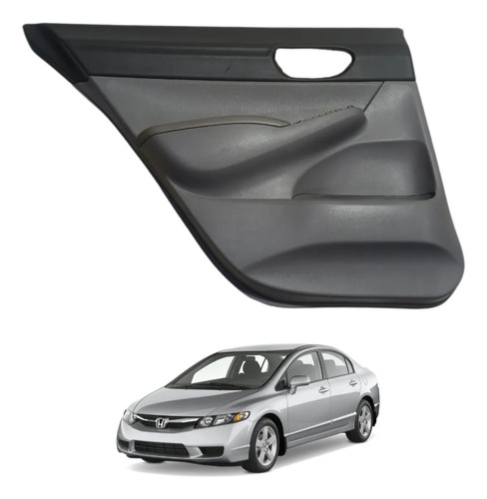 Forro porta traseira esquerda honda civic 2007 48205
