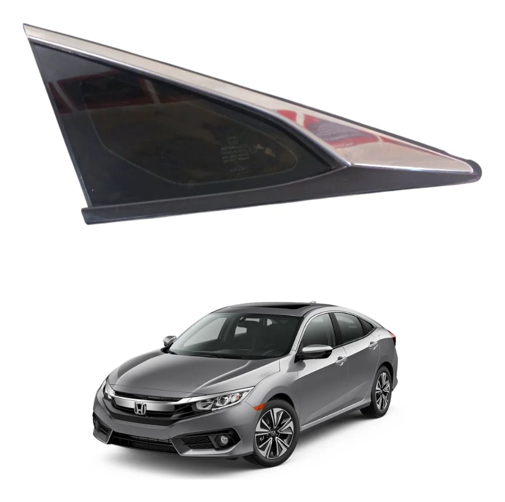 Vidro Fixo Traseiro Esquerdo Honda Civic 2017 2021