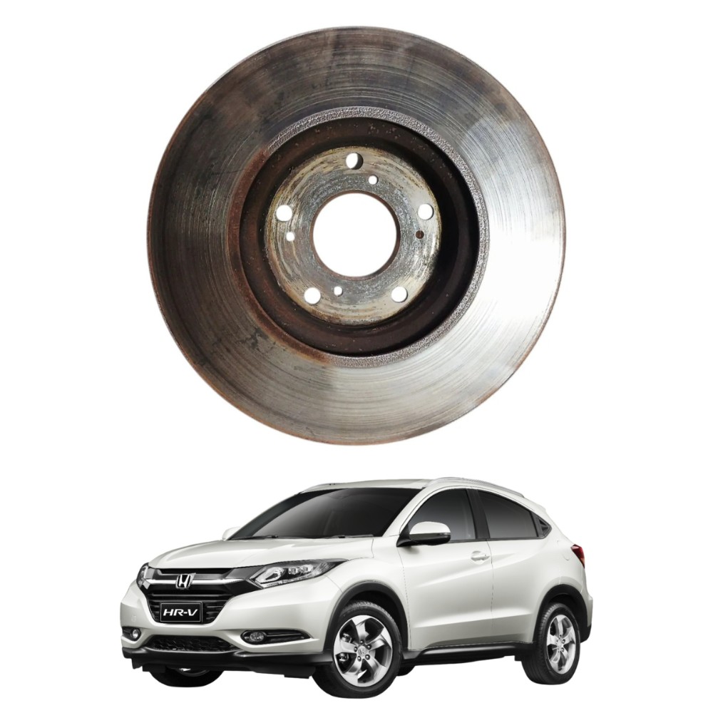 Disco freio dianteiro Honda hrv 2016 2021