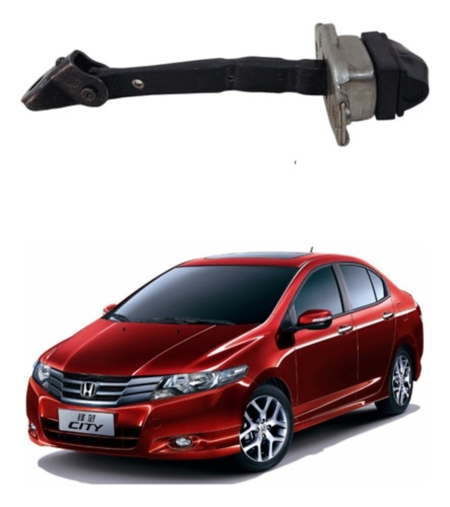 Limitador porta traseiro dianteiro lado esq city 2009 a 2014