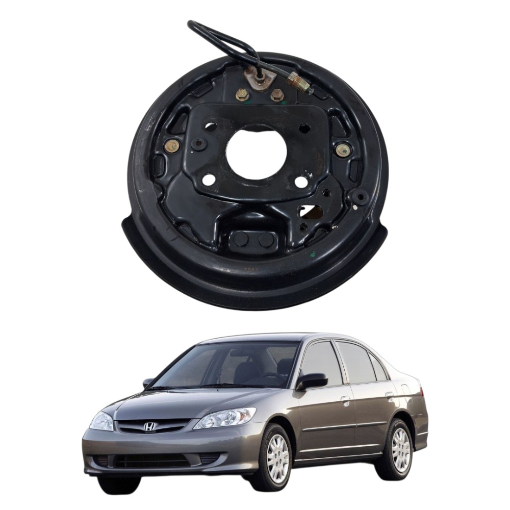 Sapata freio traseira esquerda Honda civic 2001 2006