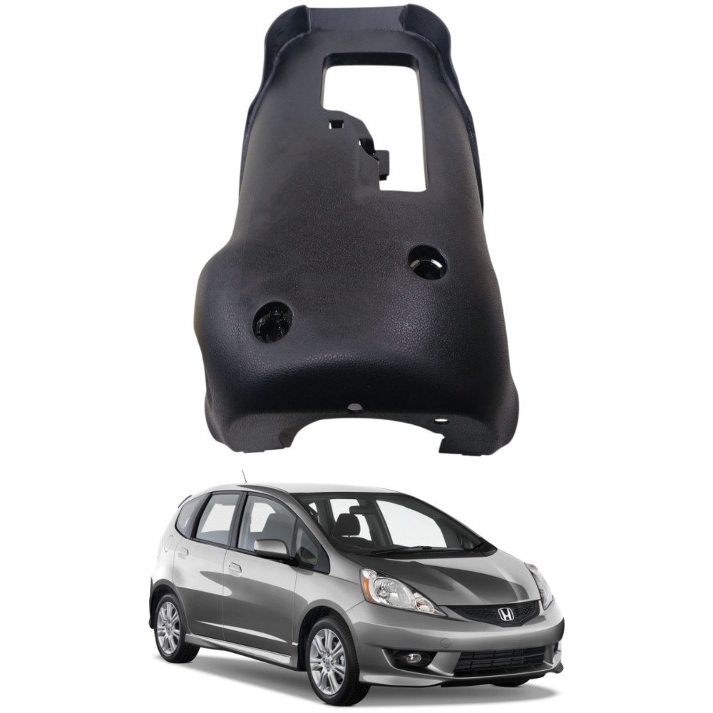 Moldura inferior coluna direcao honda fit 2009 2014 51072