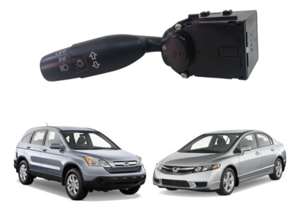 Chave seta farol honda crv civic 2007 2011