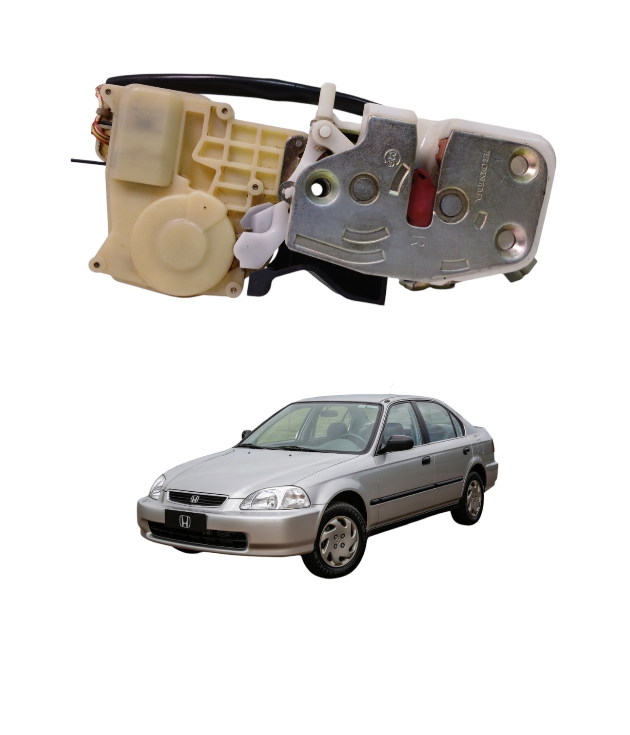 Tranca Porta Traseira Direita Honda Civic 1996 2000 992