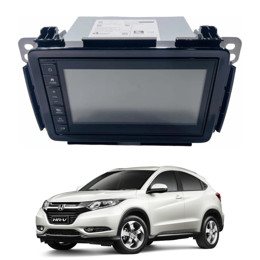 Central multimídia honda hrv 2016 2021 1.8 24437