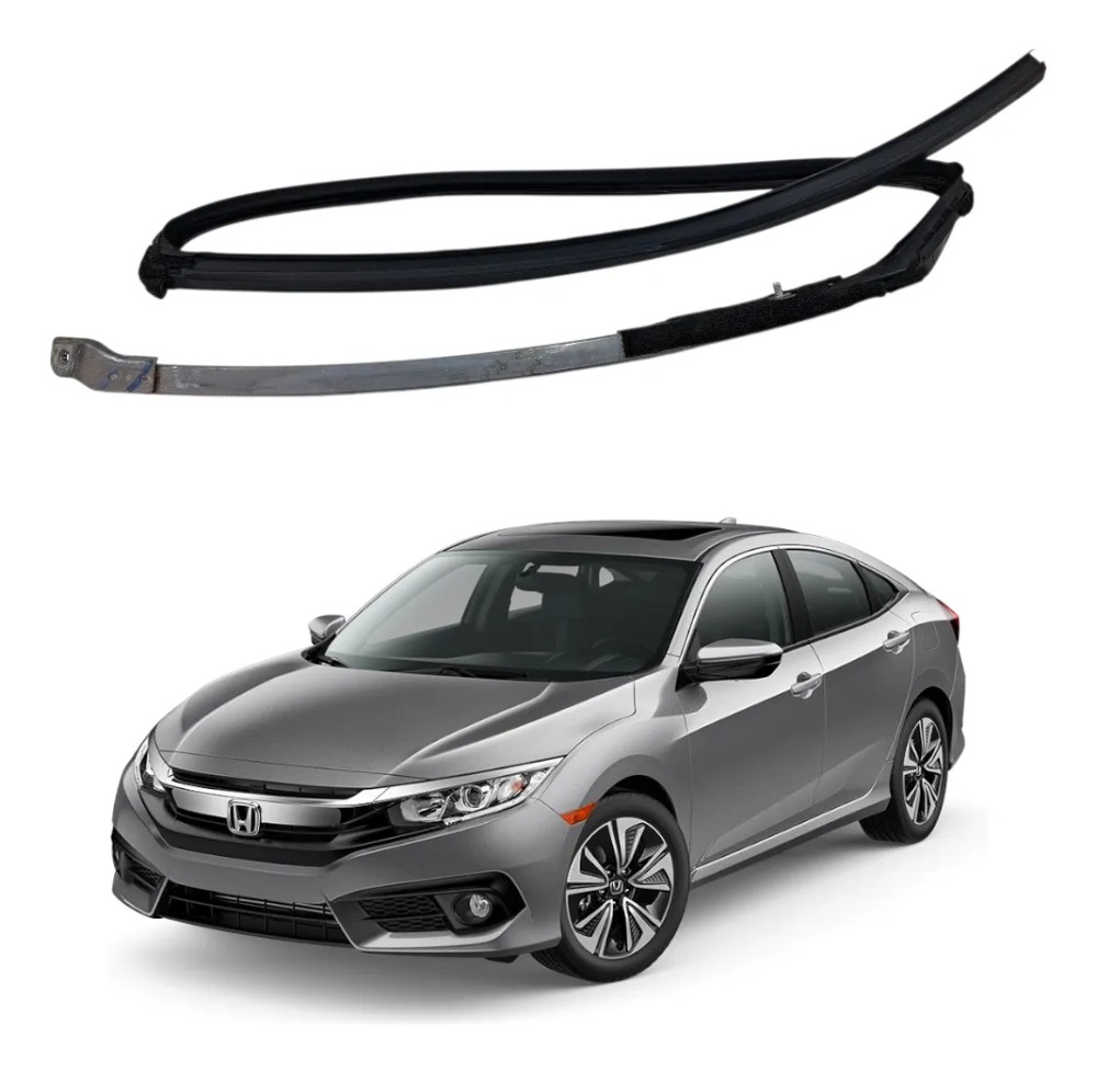 Canaleta Vidro Traseira Direita Honda Civic G10 2017 2021