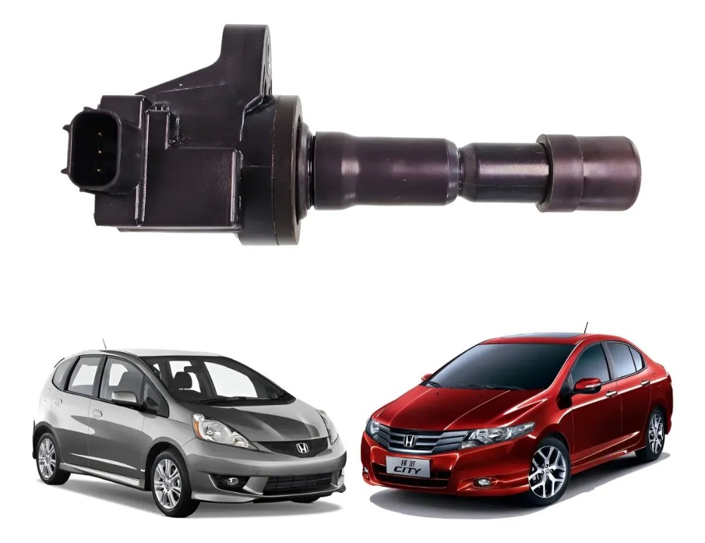 Bobina ignição Honda City fit 2009 2014