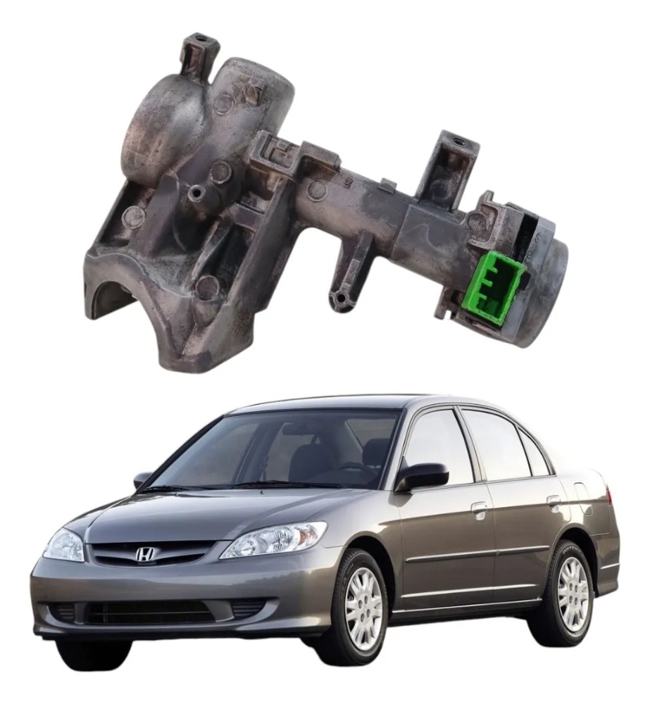 Cilindro Ignição Honda Civic 2001 2006 Sem Chave