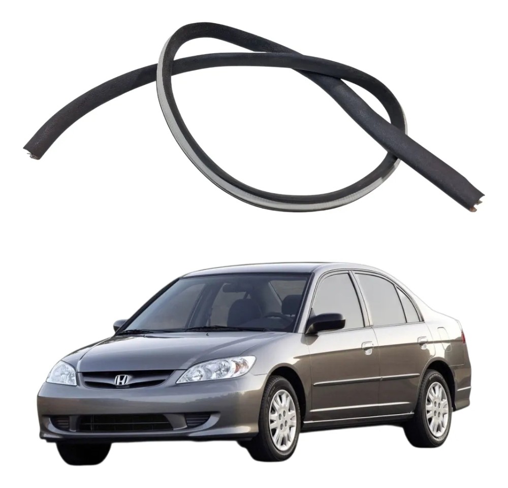 Borracha carroceria dianteira direita honda civic 2001 49667
