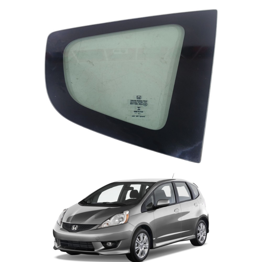 Vidro fixo traseiro direito honda fit 2009 2014 51191