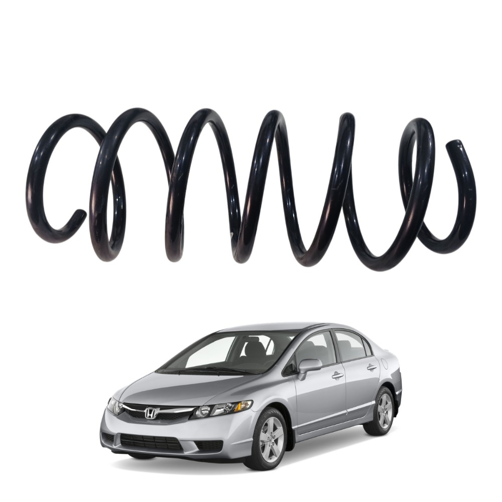 Mola amortecedor dianteiro esquerdo honda civic 2007 35412
