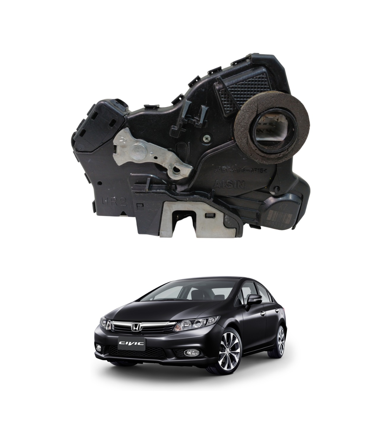 Fechadura Tranca Dianteira Direita Civic 2012 A 2016 E2066