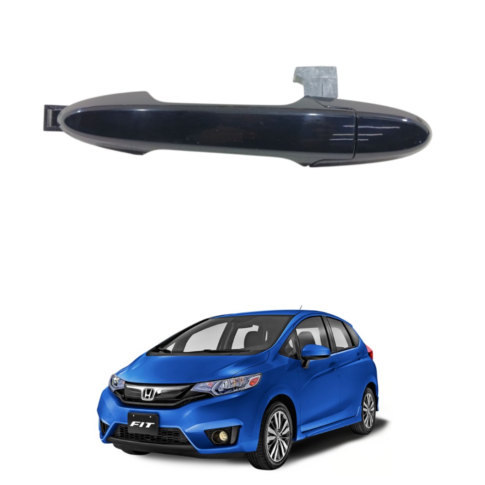 Maçaneta Externa Traseira Esquerda Honda Fit 2015 2021 preta