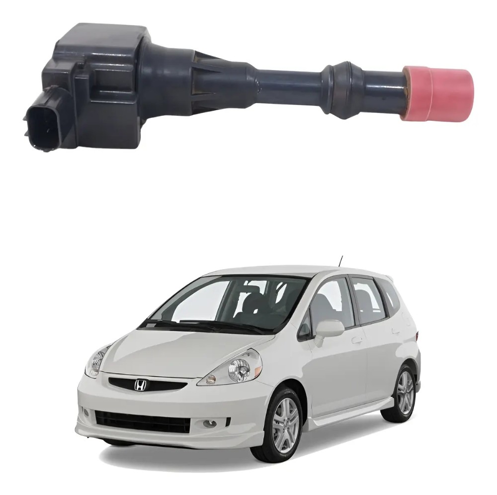 Bobina ignição dianteira Honda fit 2004 2008