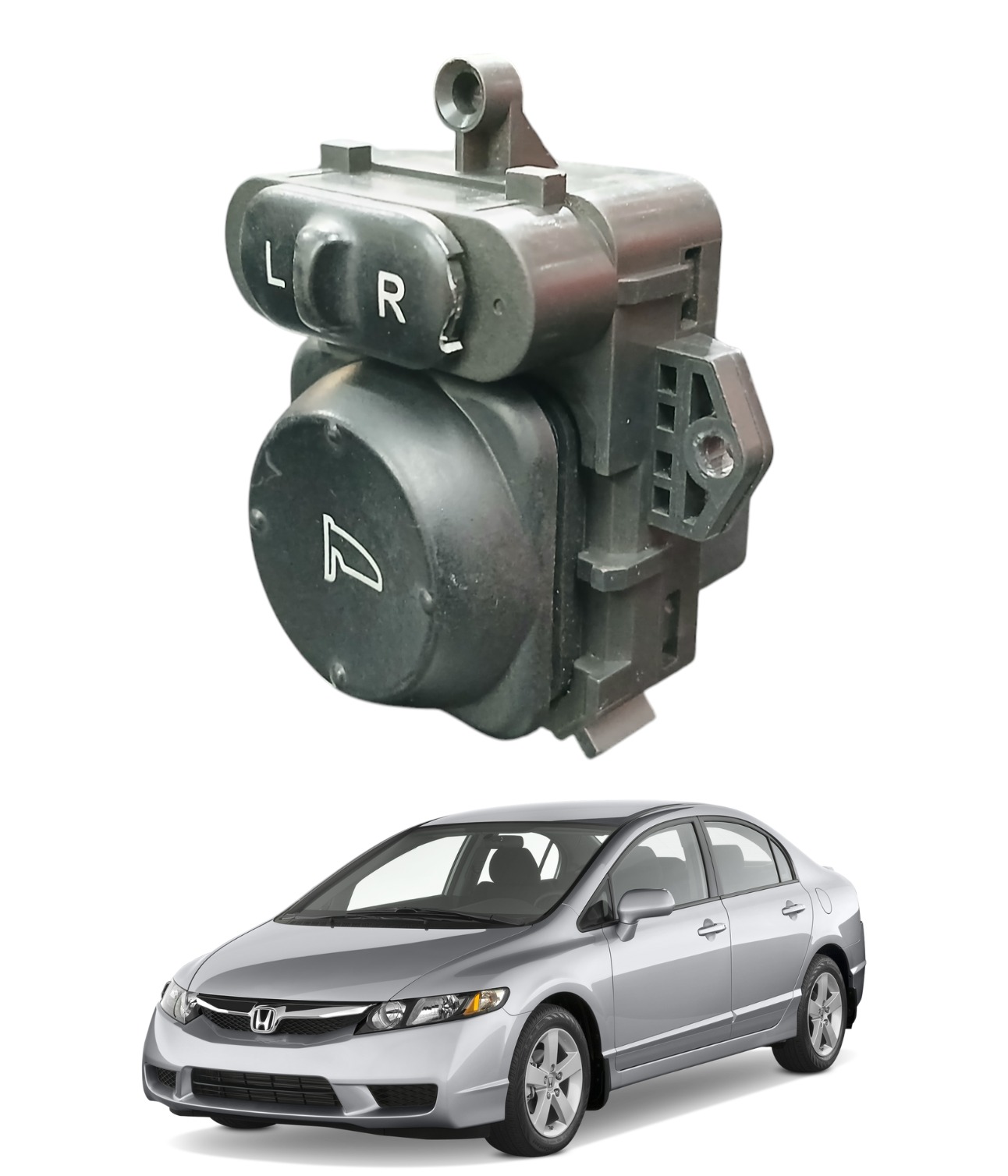 Botão Comando Retrovisor Honda Civic 2007 2008 2009 E5205