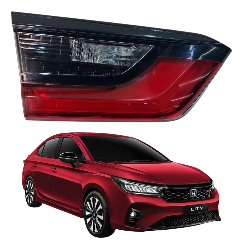 Lanterna Esquerda Tampa Traseira Honda City Sedan 2022 2024