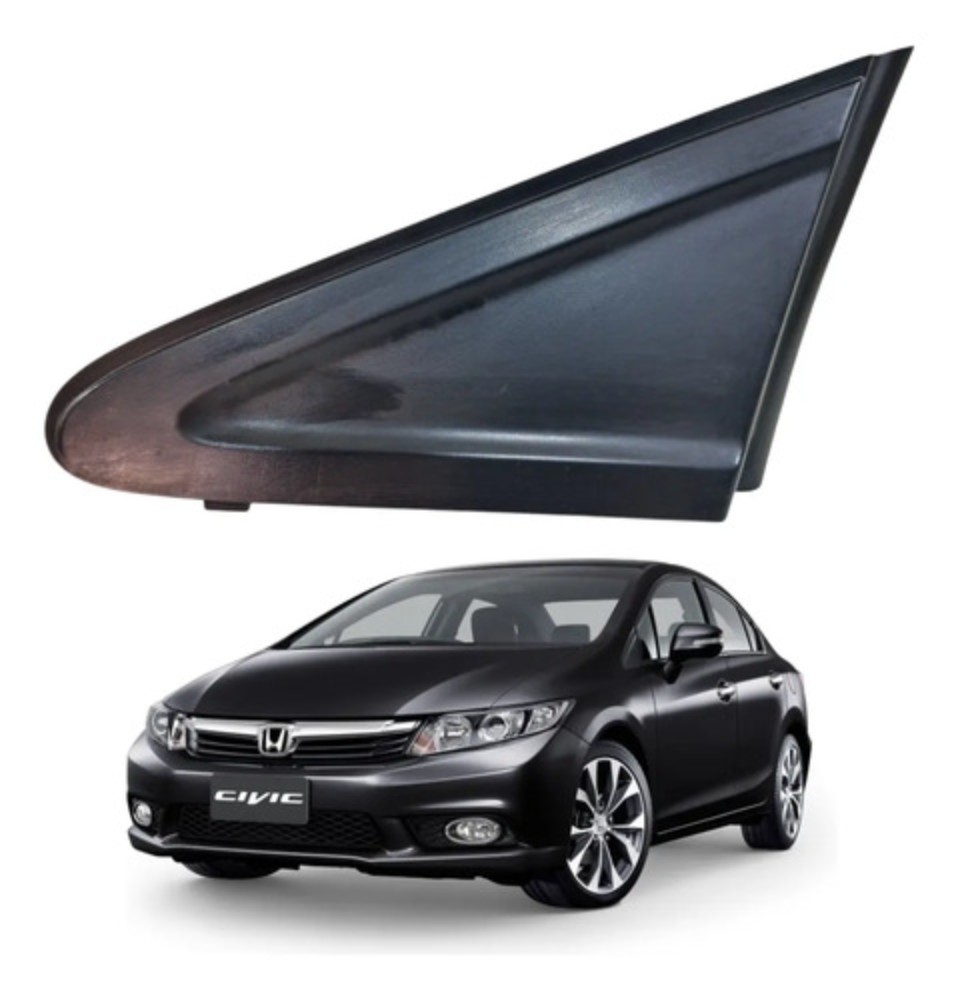 Acabamento retrovisor esquerdo honda civic 2012 2016