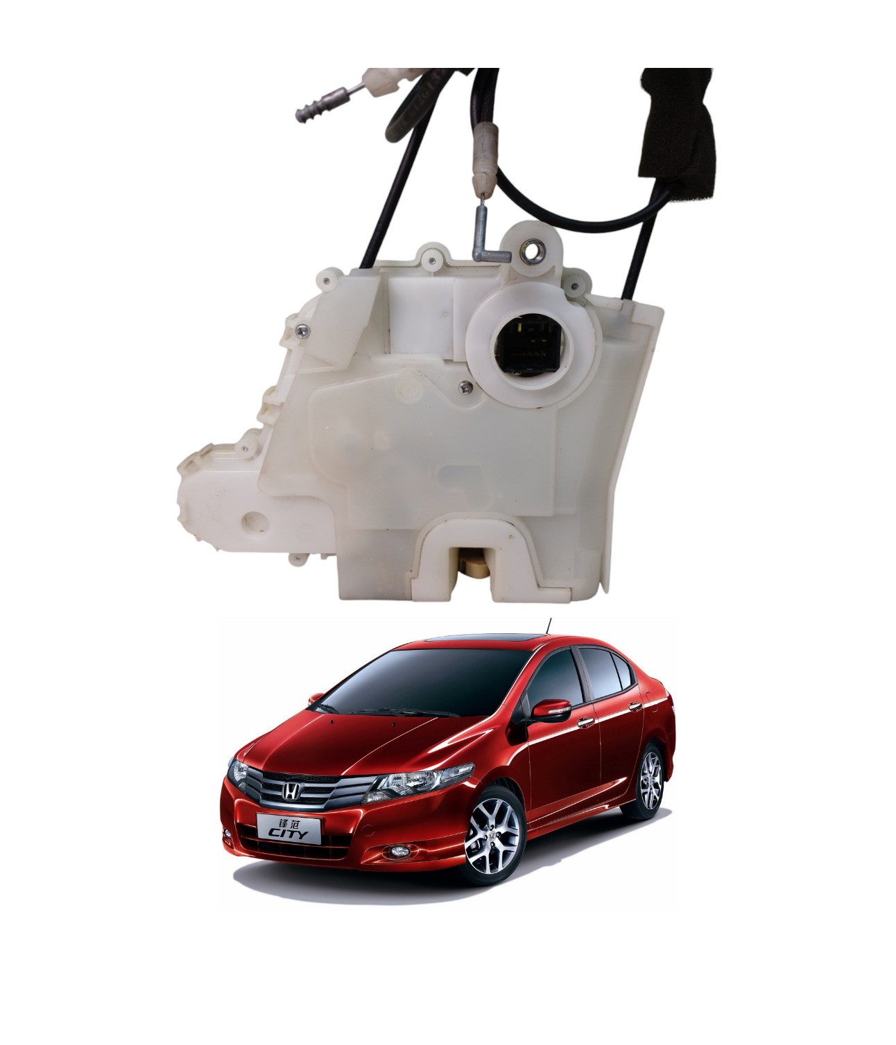 Fechadura Tranca Dianteira Direita Honda City 2009 2014