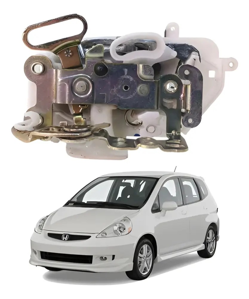 Tranca Porta Dianteira Esquerda Honda Fit 2004 2008 1.5 1.4