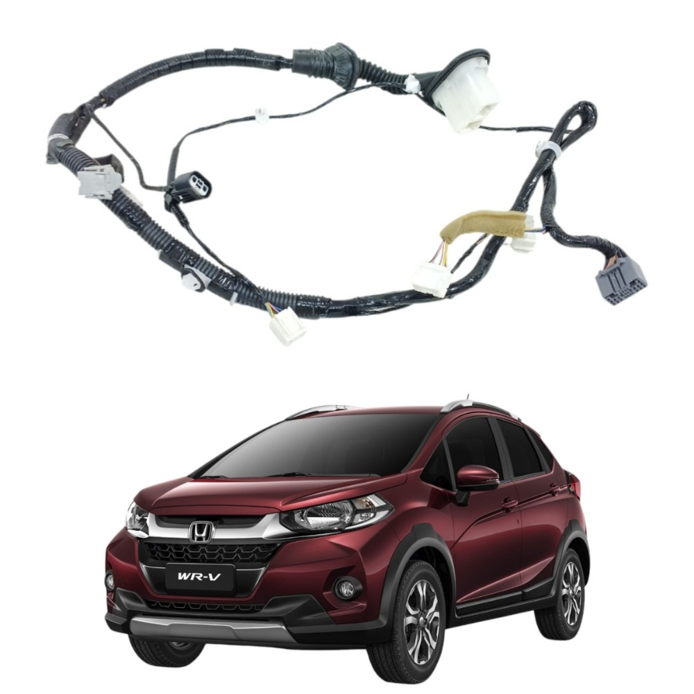 Chicote porta dianteira esquerda honda wrv 2017 2021