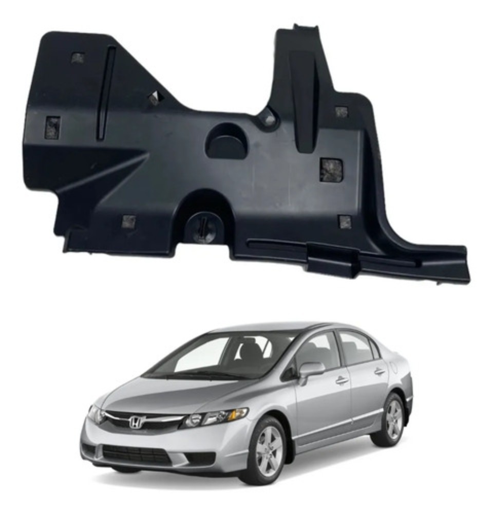 Moldura inferior painel honda civic 2007 2011 48113