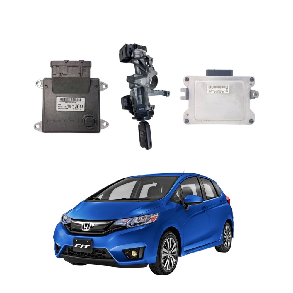 Kit code injeção Honda fit 2015 2021