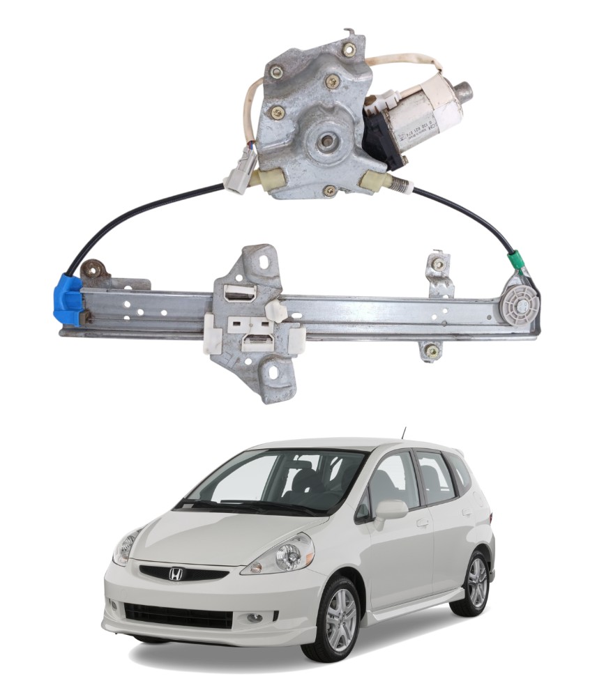 Máquina Vidro Traseira Esquerda Honda Fit 2004 A 2008 E16253