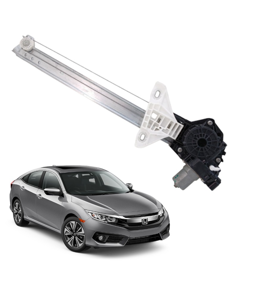 Máquina Vidro Traseira Esquerda Honda Civic 2017 2021 17574