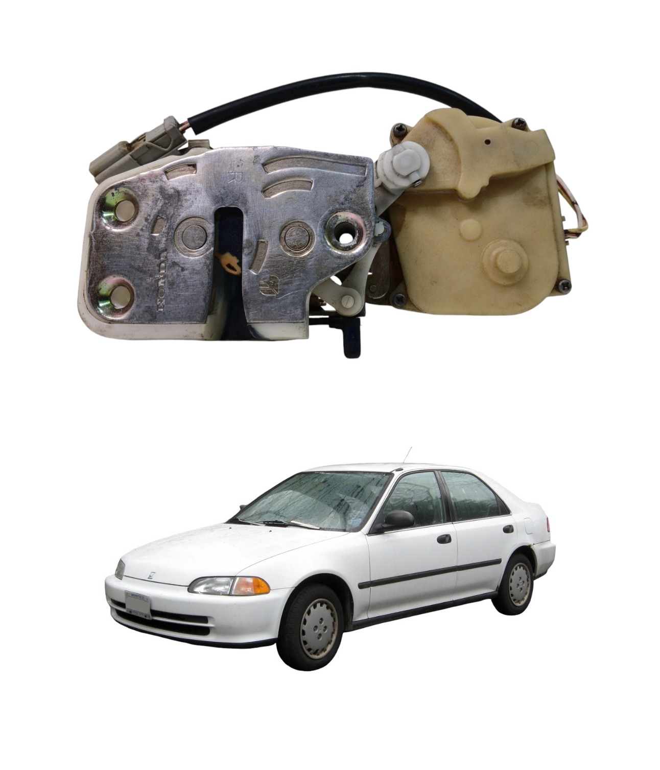 Tranca Porta Traseira Direita Honda Civic 1992 A 1995 953