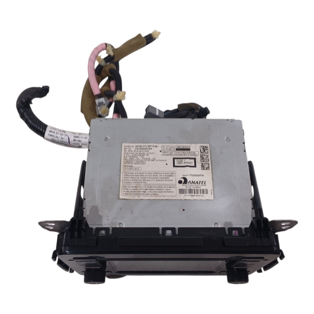 Rádio Cd Player Central Multimida Honda Hrv 2016 2021 3