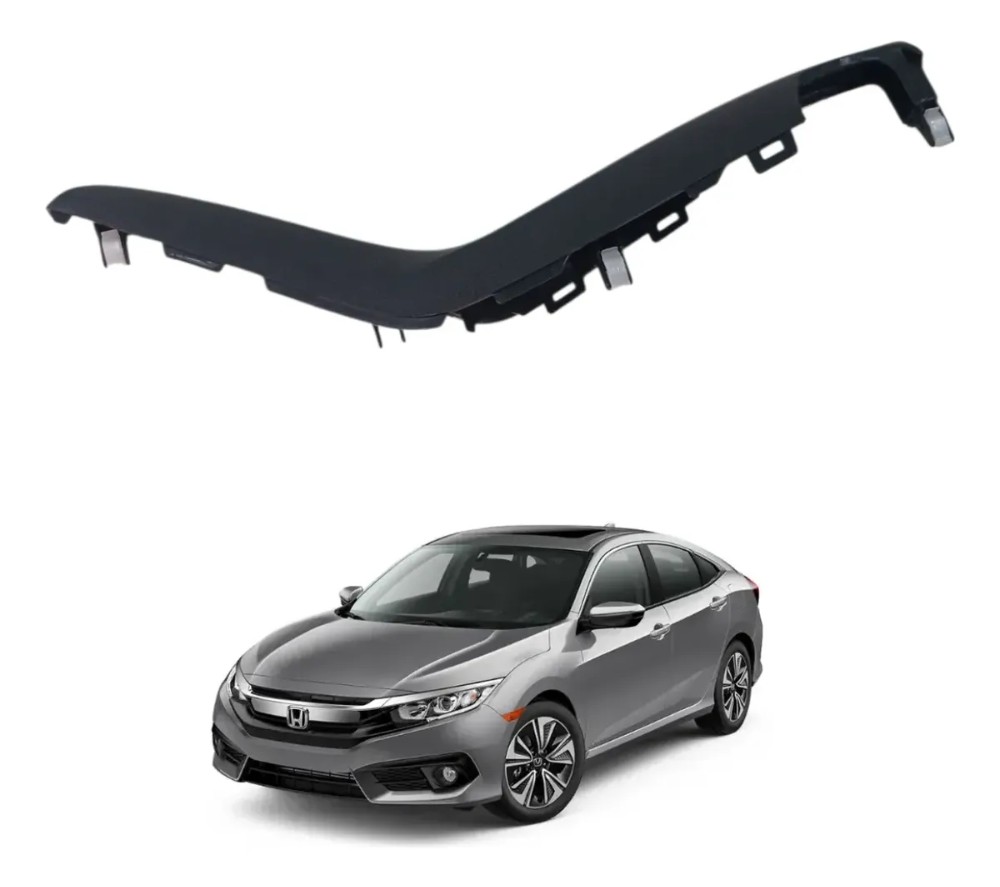 Moldura direito console honda civic 2017 2021 39971