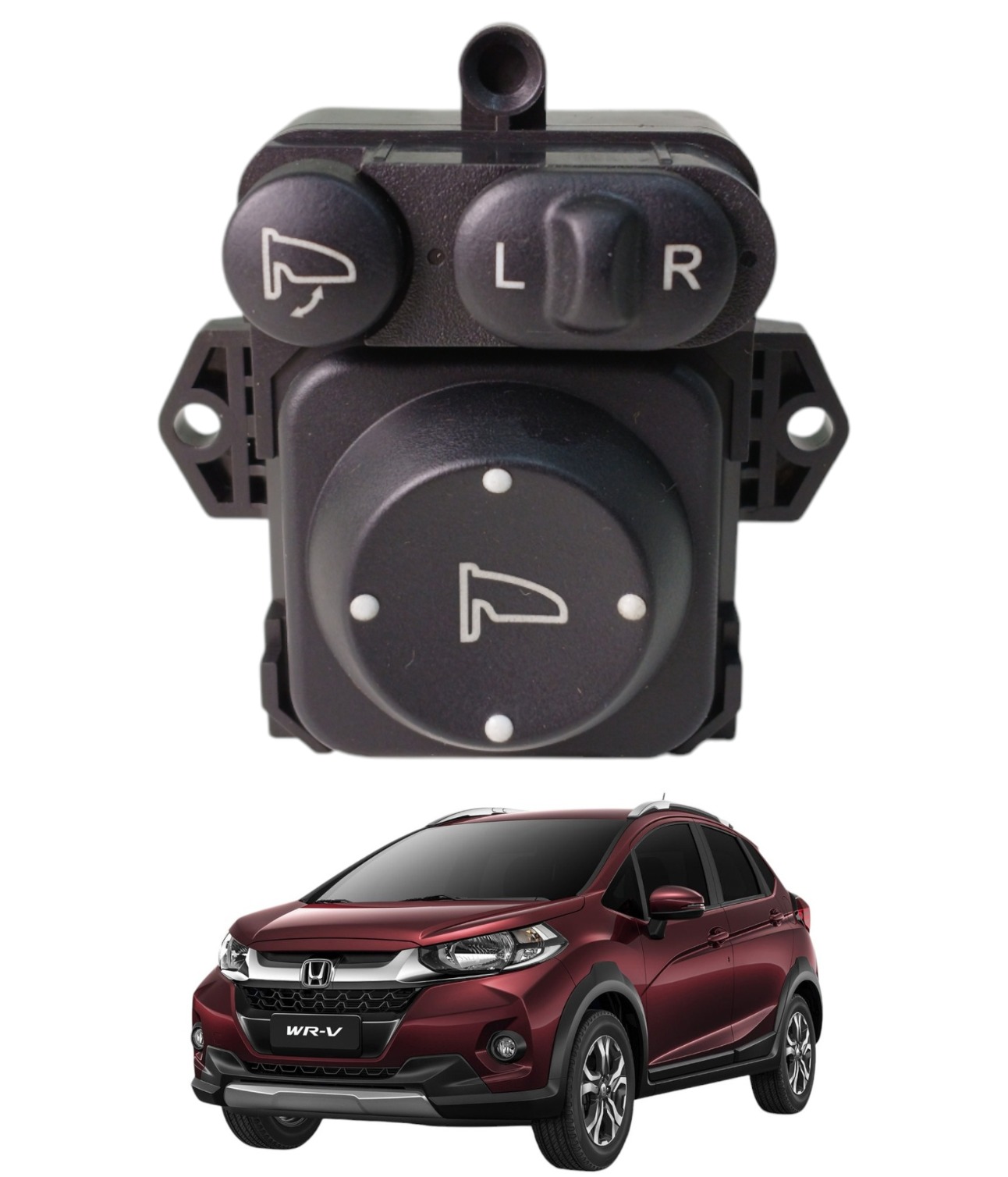 Botão Comando Retrovisor Retrátil Honda Wrv 2017 2018 E5355