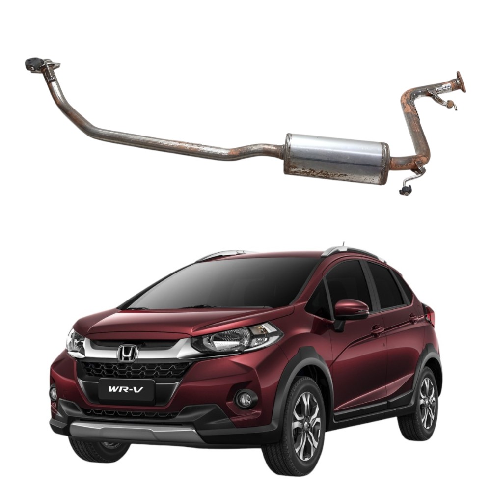 Escapamento intermediário honda wrv 2017 2021
