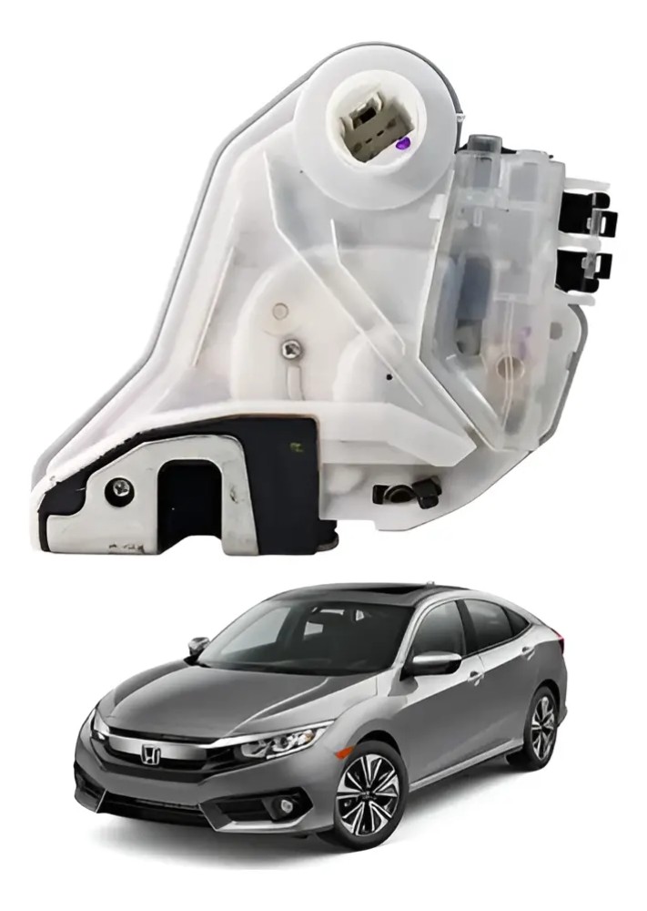 Tranca porta traseira esquerda honda civic 2017 2021 39953