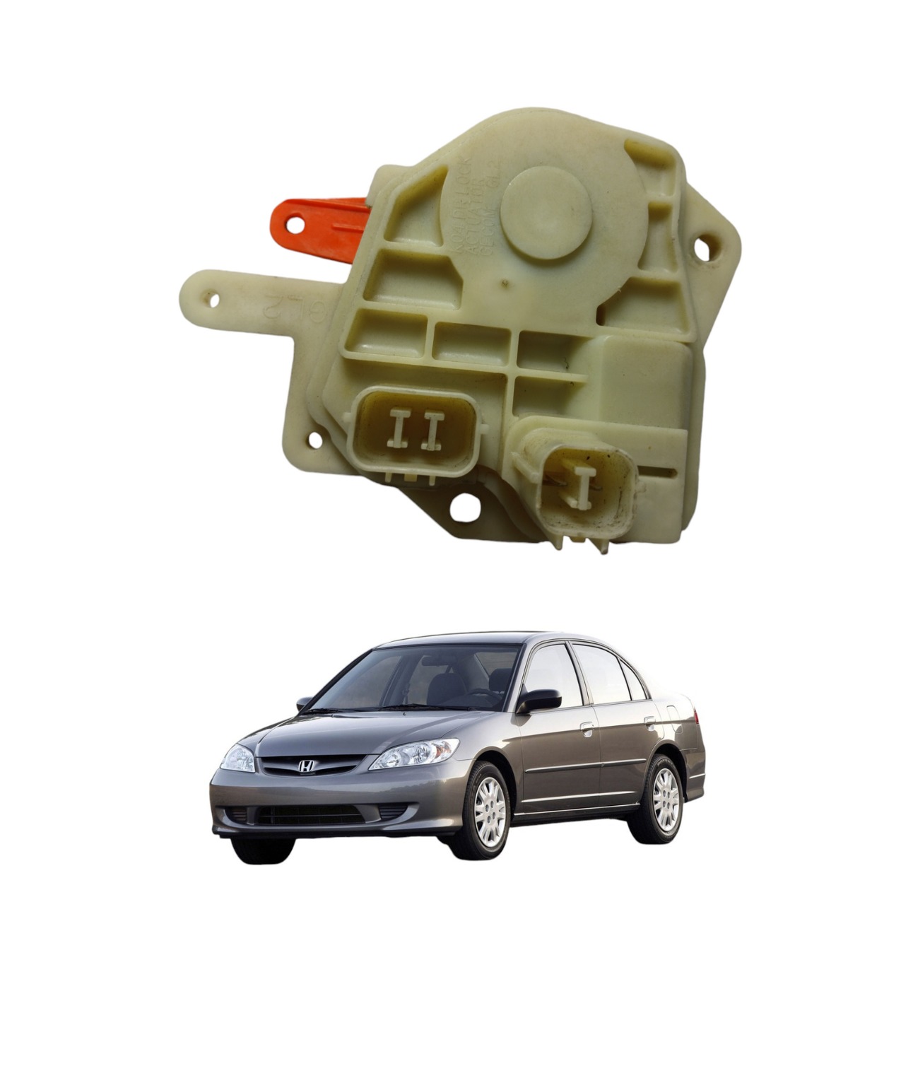 Tranca Porta Traseira Esquerda Honda Civic 2001 2006 2748