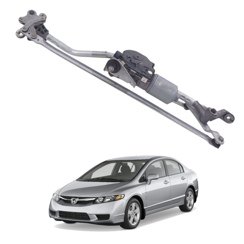 Motor limpador parabrisa honda civic SI 2007 2011 incompleto