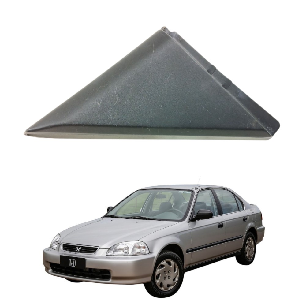 Moldura interna retrovisor direito honda civic 1996 2000