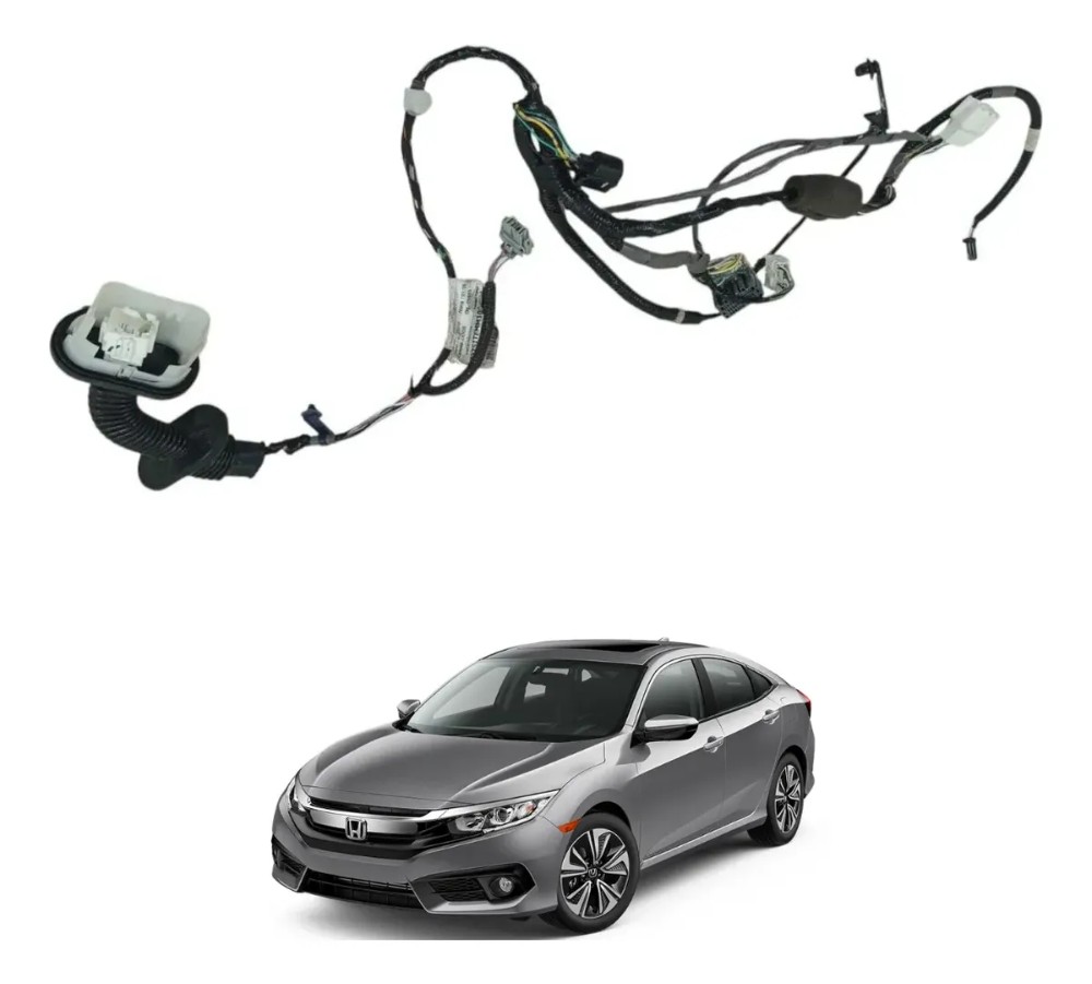 Chicote porta dianteira esquerda honda civic 2017 2021 39916