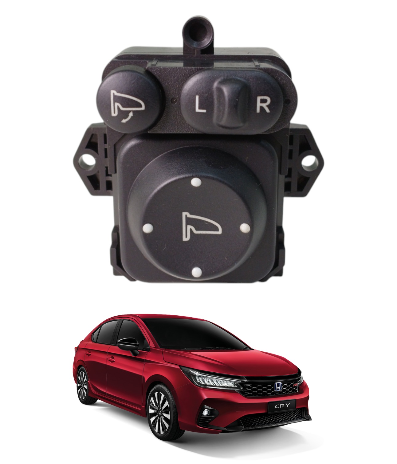 Botão Comando Retrovisor Retrátil Honda City 2022 2023 E5488