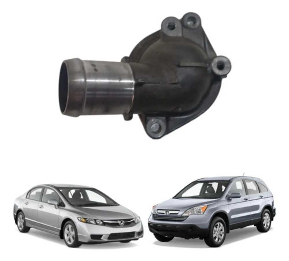 Carcaça válvula termostática honda civic crv 2007 2011
