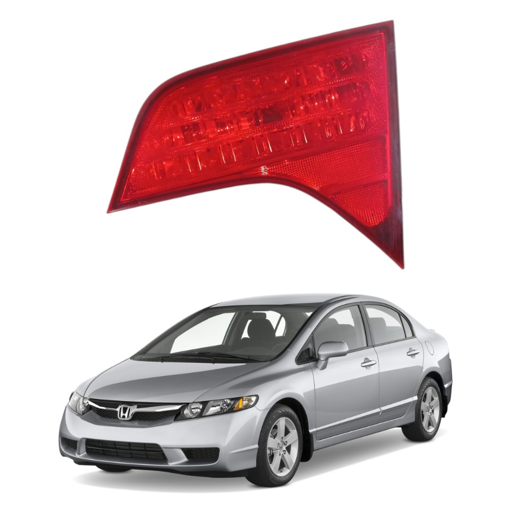Lanterna direita tampa traseira Honda civic 2007 2011
