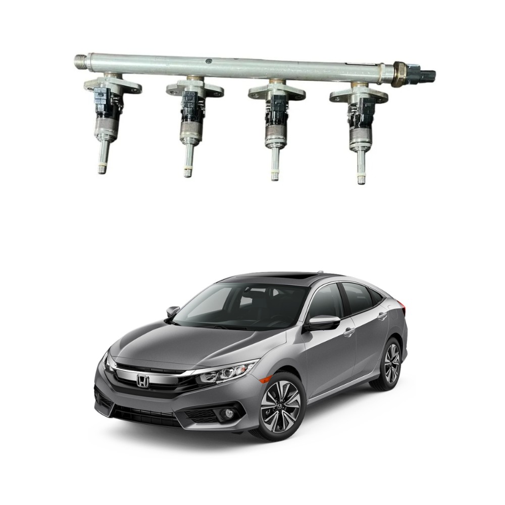 Flauta Bico Injetor Honda Civic G10 1.5 TURBO 2019 2021