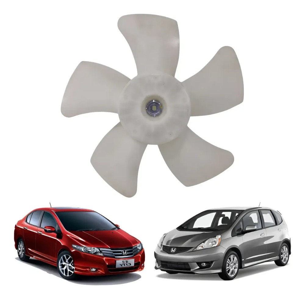 Helice radiador ventoinha honda city fit 2009 2014 51230