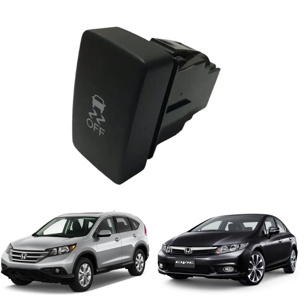 Botão off controle tração honda civic crv 2012 2016