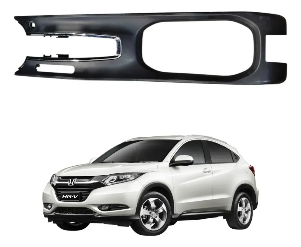 Moldura console central honda hrv 2016 2021 43751