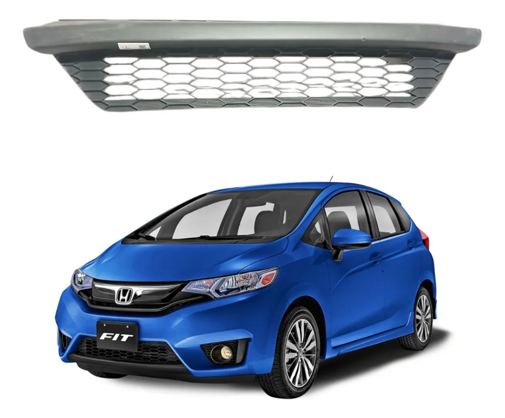 Grade Inferior Parachoque Dianteiro Honda Fit 2015 2021