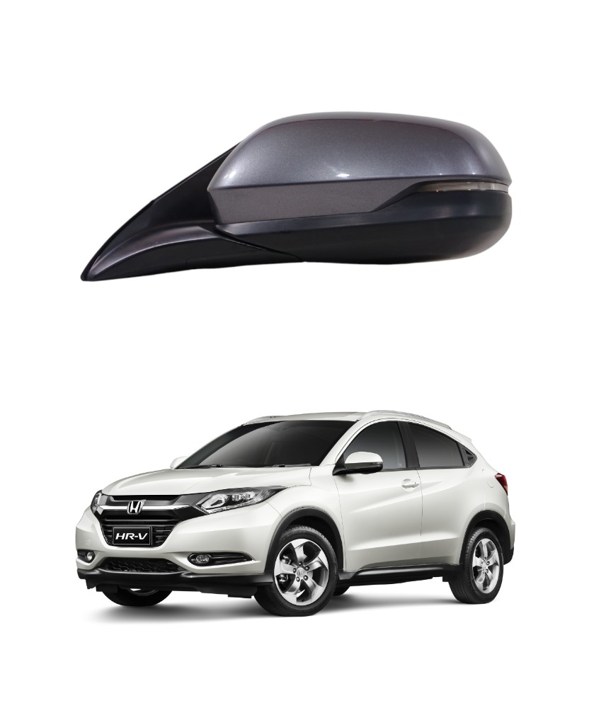 Retrovisor Esquerdo Honda Hrv 2016 A 2021 Com Seta E15250